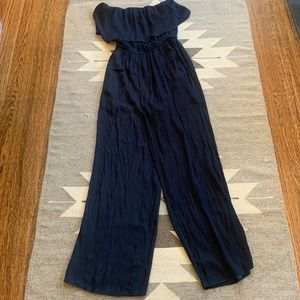 Tart Jumpsuit, dark blue 100% polyester.
